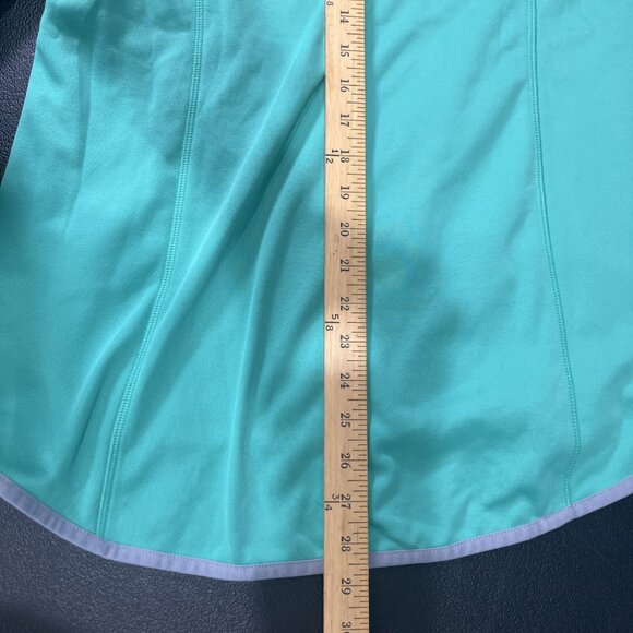 Champion Duo Dry Cowl Neck Sweatshirt Womens L Mint Fleece Lined Workout Running - Picture 9 of 9